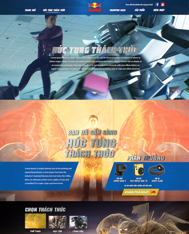 Red Bull - Charge Ahead - Campaign Microsite - Featured Image
